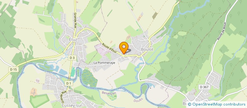 localisation de l'entreprise MADAME DELPHINE CHAUVIN  BOULOT