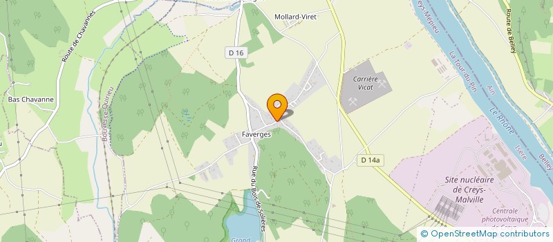 localisation de l'entreprise MADAME DELPHINE CHAVANT  CREYS-MEPIEU