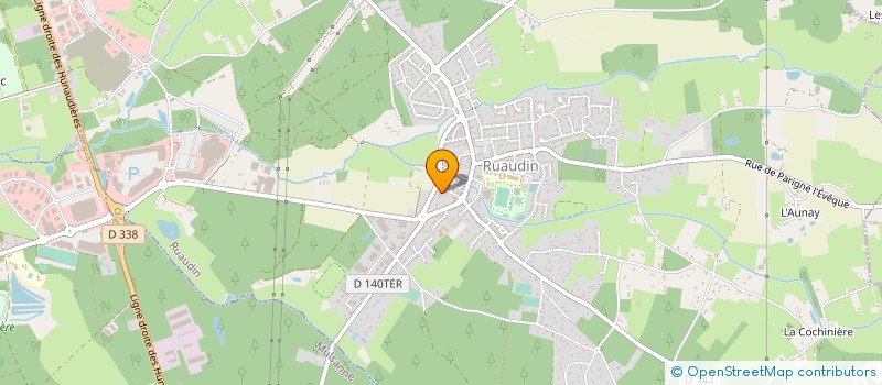 localisation de l'entreprise MADAME DELPHINE CHENE  ARNAGE