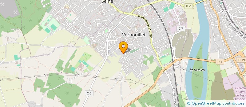 localisation de l'entreprise MADAME DELPHINE CHEVALME à SAINT-DENIS