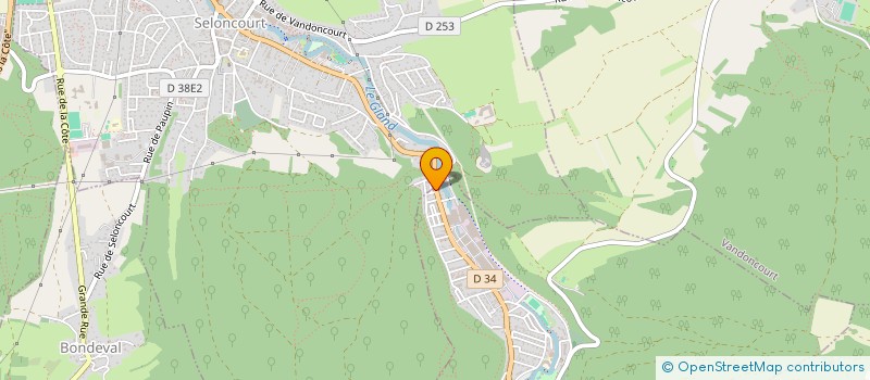 localisation de l'entreprise MADAME DELPHINE CHEVAUX  HERIMONCOURT