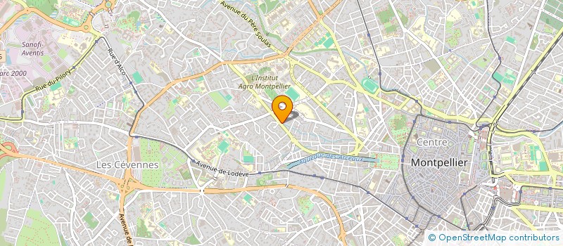 localisation de l'entreprise MADAME DELPHINE CHEVREAU à MONTPELLIER