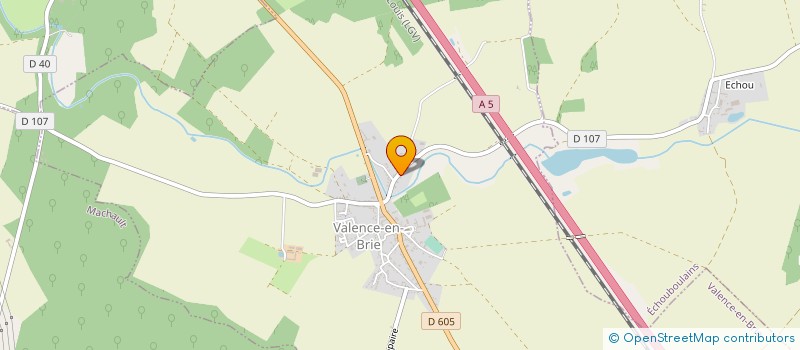 localisation de l'entreprise MADAME DELPHINE CHEVRIN  VALENCE-EN-BRIE