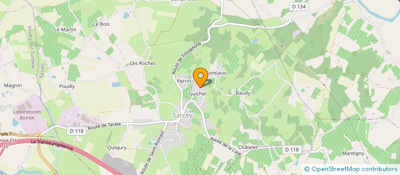 localisation de l'entreprise MADAME DELPHINE CHEVRON  SARCEY