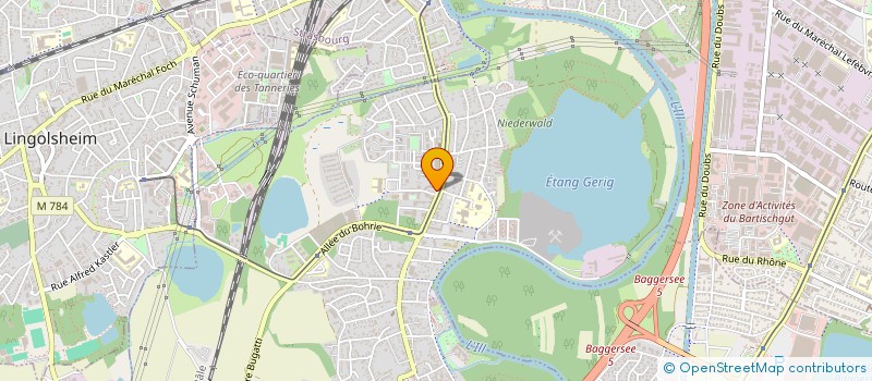 localisation de l'entreprise MADAME DELPHINE CHIRON  STRASBOURG