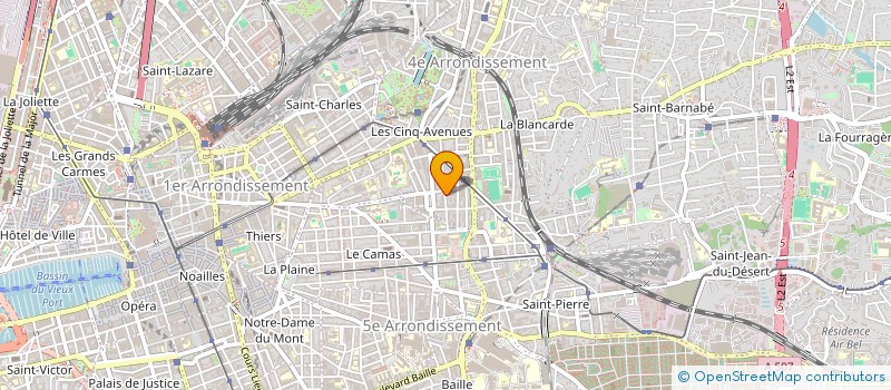localisation de l'entreprise MADAME DELPHINE CLERICY à MARSEILLE