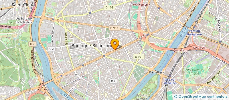 localisation de l'entreprise MADAME DELPHINE CLERTIN à BOULOGNE-BILLANCOURT