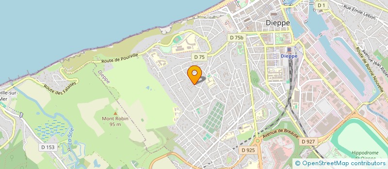 localisation de l'entreprise MADAME DELPHINE CLET  DIEPPE