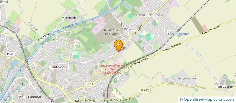 localisation de l'entreprise MADAME DELPHINE CLISSON  ESCAUDUVRES