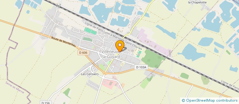 localisation de l'entreprise MADAME DELPHINE COCHENNEC  VILLENEUVE-LA-GUYARD