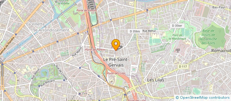 localisation de l'entreprise MADAME DELPHINE COHEN à LE PRE-SAINT-GERVAIS