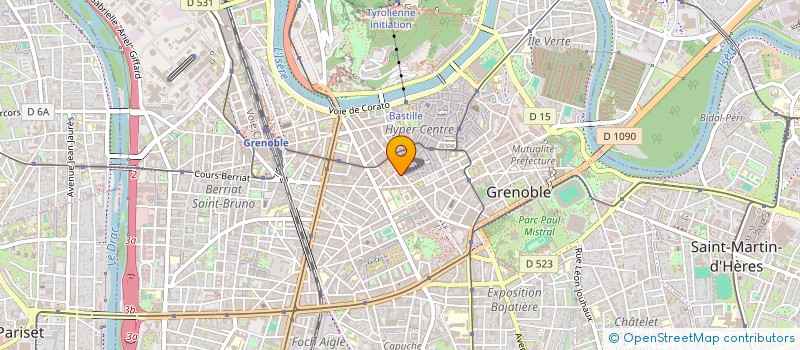 localisation de l'entreprise MADAME DELPHINE COMBES  GRENOBLE