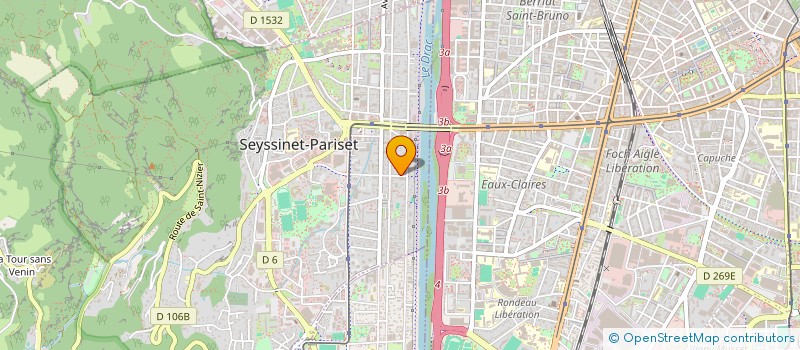 localisation de l'entreprise MADAME DELPHINE COMBIER  SEYSSINET-PARISET