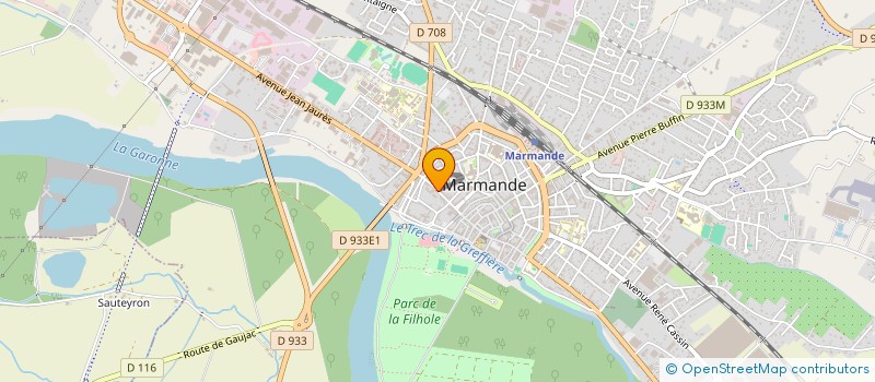 localisation de l'entreprise MADAME DELPHINE COMET  MARMANDE