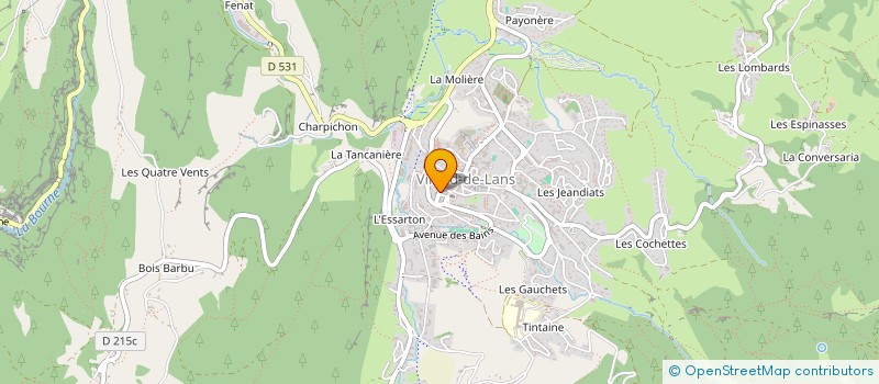 localisation de l'entreprise MADAME DELPHINE COMPARAT  VILLARD-DE-LANS