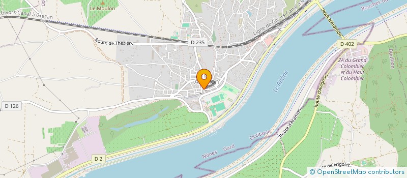 localisation de l'entreprise MADAME DELPHINE CONDETTE  ARAMON