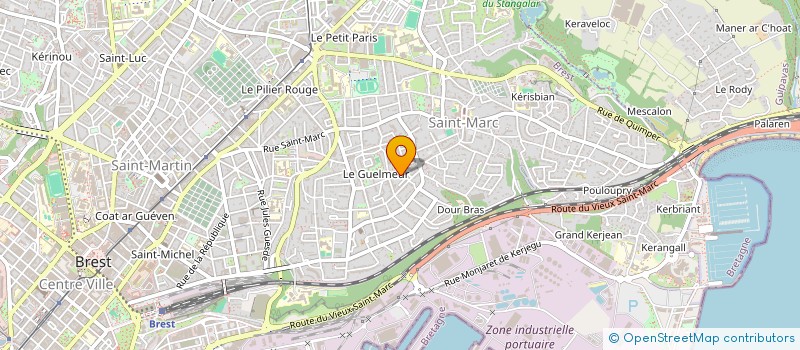 localisation de l'entreprise MADAME DELPHINE CONSTANT à BREST