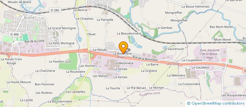 localisation de l'entreprise MADAME DELPHINE CORBEL  SERVON-SUR-VILAINE