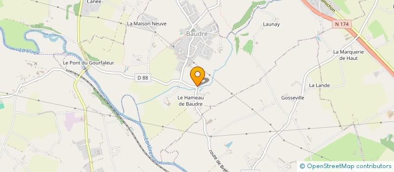 localisation de l'entreprise MADAME DELPHINE CORBRION  BAUDRE