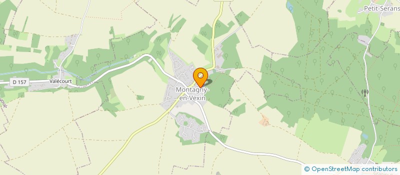 localisation de l'entreprise MADAME DELPHINE CORNU à MONTAGNY-EN-VEXIN