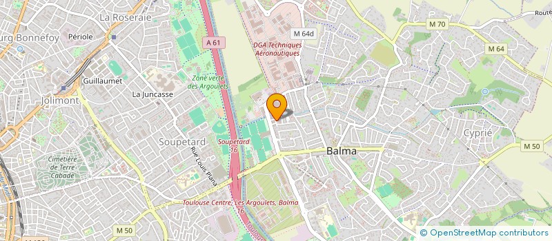 localisation de l'entreprise MADAME DELPHINE CORTES  BALMA