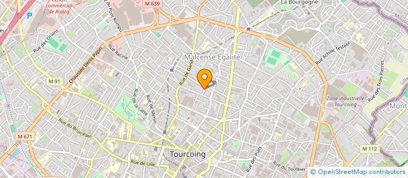 localisation de l'entreprise MADAME DELPHINE CORVISIER à TOURCOING