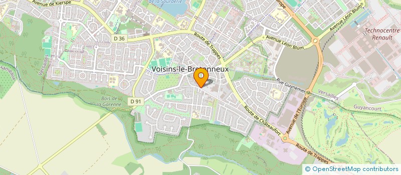 localisation de l'entreprise MADAME DELPHINE COSLER  VOISINS-LE-BRETONNEUX