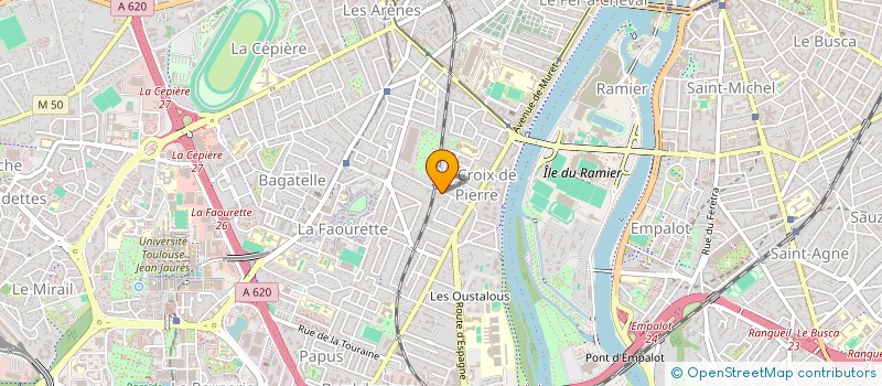 localisation de l'entreprise MADAME DELPHINE COSTEDOAT-LAMARQUE  TOULOUSE