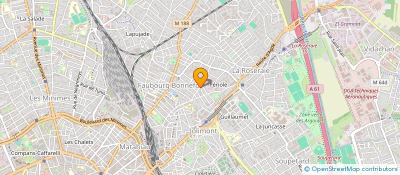 localisation de l'entreprise MADAME DELPHINE COUDERT à TOULOUSE