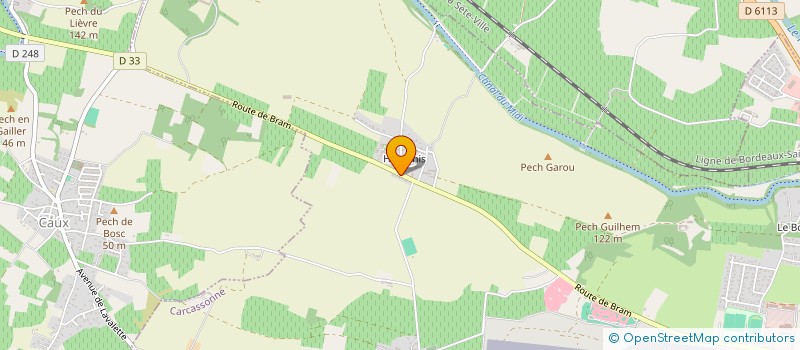 localisation de l'entreprise MADAME DELPHINE COUDRAY  CARCASSONNE