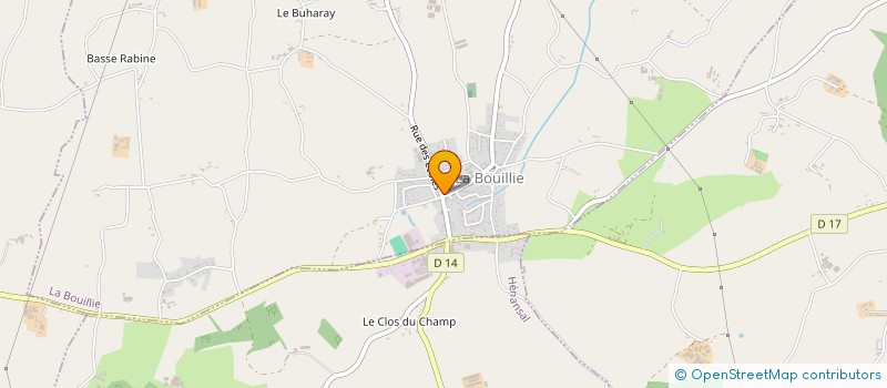 localisation de l'entreprise MADAME DELPHINE COURBE à LA BOUILLIE