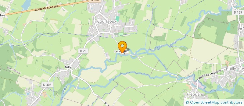 localisation de l'entreprise MADAME DELPHINE COURBET  COURLAOUX