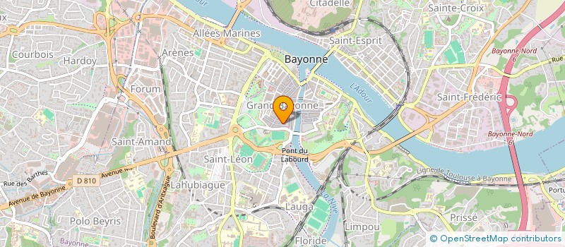 localisation de l'entreprise MADAME DELPHINE COURBIN à BAYONNE