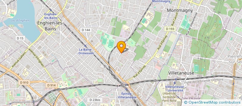 localisation de l'entreprise MADAME DELPHINE COURCELLE  DEUIL-LA-BARRE