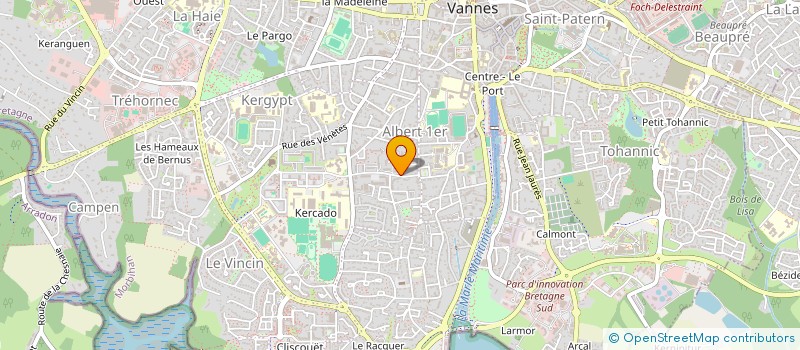 localisation de l'entreprise MADAME DELPHINE COUTANT à VANNES