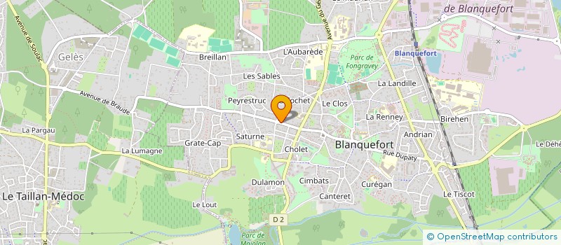 localisation de l'entreprise MADAME DELPHINE COUTEAU à BLANQUEFORT