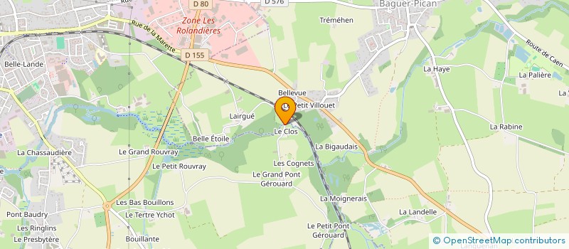 localisation de l'entreprise MADAME DELPHINE COUTIN  BAGUER-PICAN