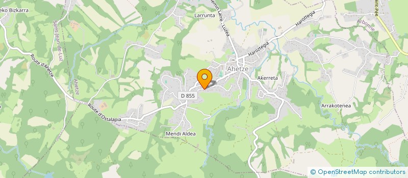 localisation de l'entreprise MADAME DELPHINE CREPIAT  AHETZE