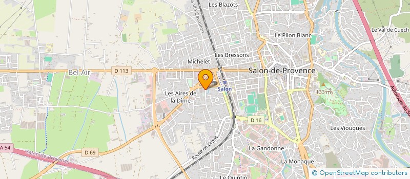 localisation de l'entreprise MADAME DELPHINE CRETON à SALON-DE-PROVENCE