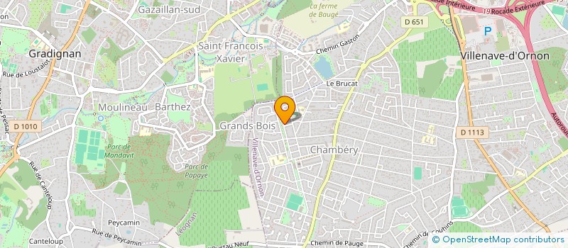 localisation de l'entreprise MADAME DELPHINE CRIQ  VILLENAVE-D'ORNON