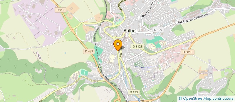 localisation de l'entreprise MADAME DELPHINE CROCHEMORE  BOLBEC