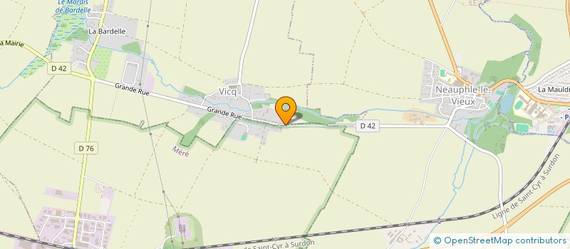 localisation de l'entreprise MADAME DELPHINE DABADIE  VICQ