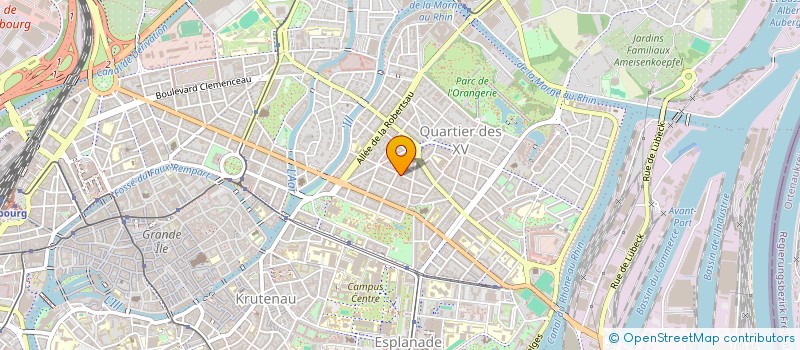 localisation de l'entreprise MADAME DELPHINE DABBAS à STRASBOURG