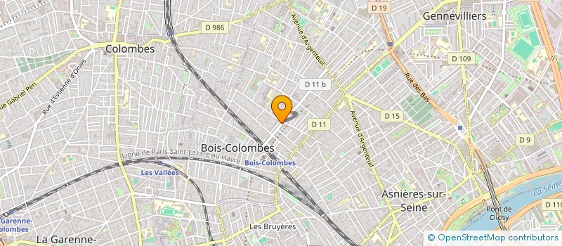 localisation de l'entreprise MADAME DELPHINE DAGUE à BOIS-COLOMBES