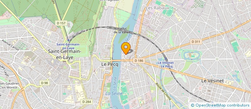 localisation de l'entreprise MADAME DELPHINE DAHAN  LE PECQ