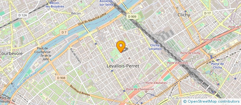 localisation de l'entreprise MADAME DELPHINE DAHER à LEVALLOIS PERRET