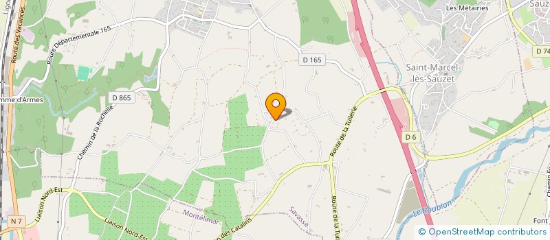 localisation de l'entreprise MADAME DELPHINE DALLARD  SAVASSE