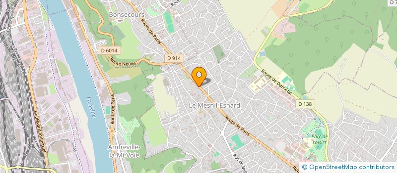 localisation de l'entreprise MADAME DELPHINE DARCHICOURT  LE MESNIL-ESNARD