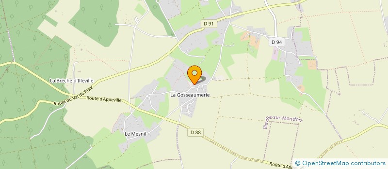 localisation de l'entreprise MADAME DELPHINE DARDENNE  ILLEVILLE-SUR-MONTFORT