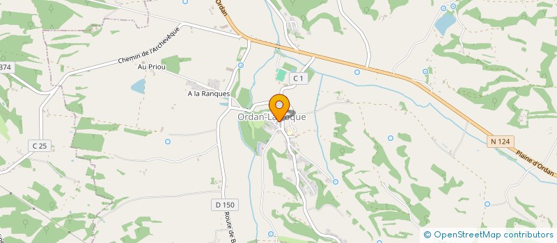 localisation de l'entreprise MADAME DELPHINE DASSY  ORDAN-LARROQUE